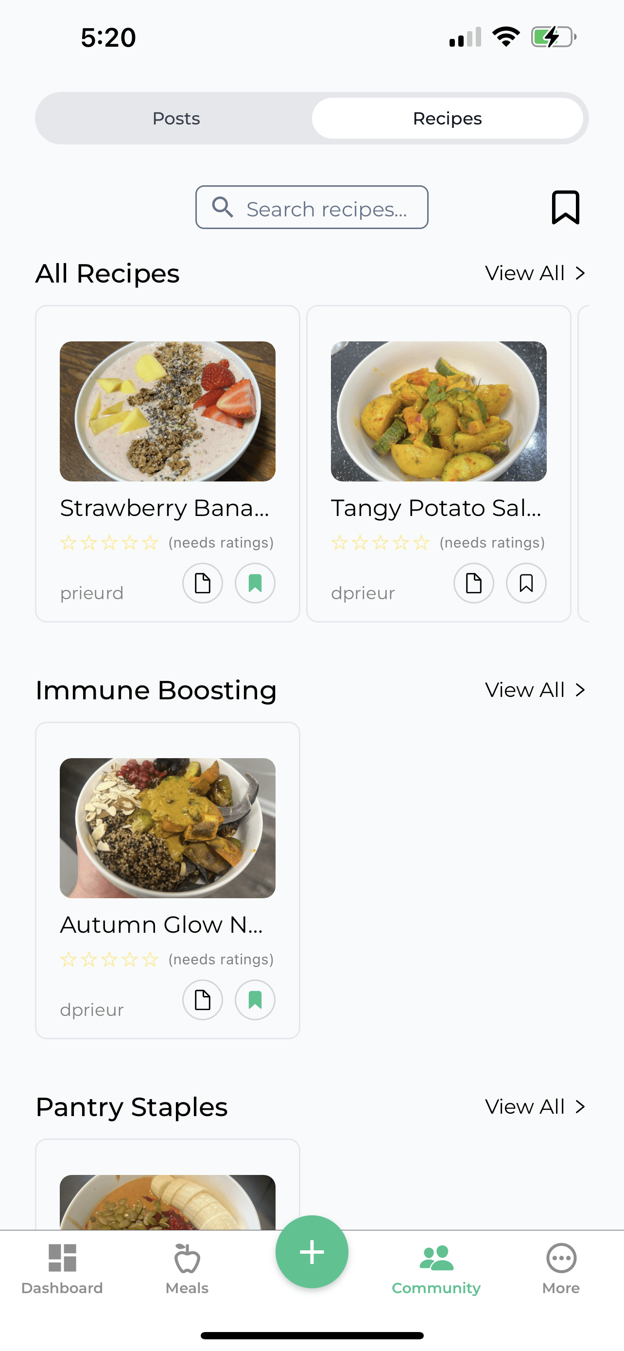 Discover community recipes